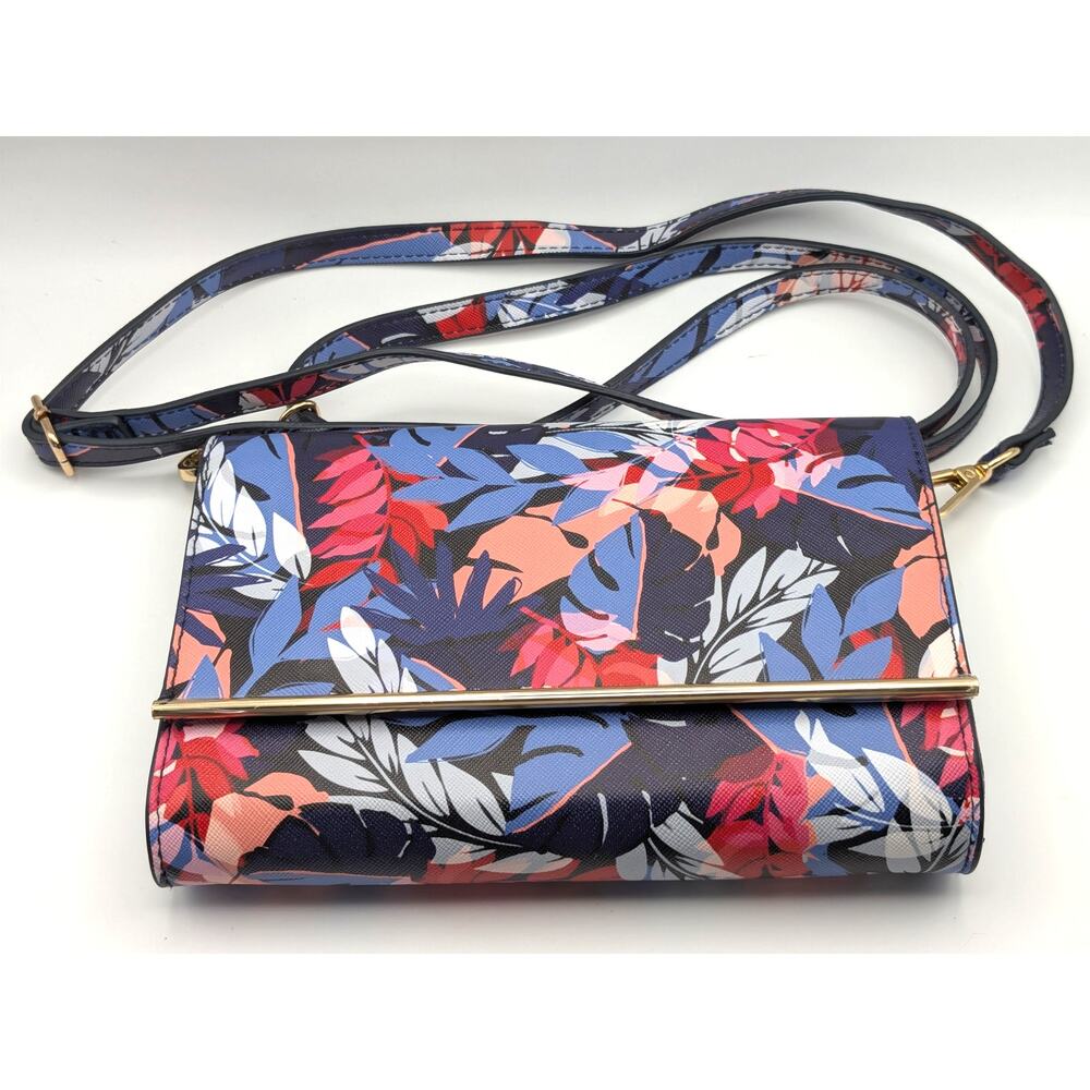 SAVE THE GIRLS Touchscreen Crossbody Phone Purse Floral Wallet RFID Strap NEW